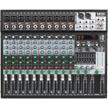 Imagem de Mesa De Som Sotex Sp1002ux 10 Canais Combo Interface Usb, 110V/220V (B