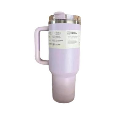 Imagem de Garrafa Térmica De Aço Inoxidável De Grande Capacidade (40oz) Com Alça