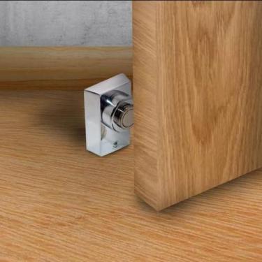 Imagem de Batente Prendedor Magnético Metálico Para Portas E Janelas - Minymix