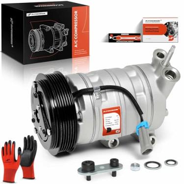 Imagem de A-Premium Compressor de ar condicionado com embreagem compatível com Chevrolet Chevy Equinox 2010-2011 e GMC Terrain 2010-2011 V6 3.0L SUV