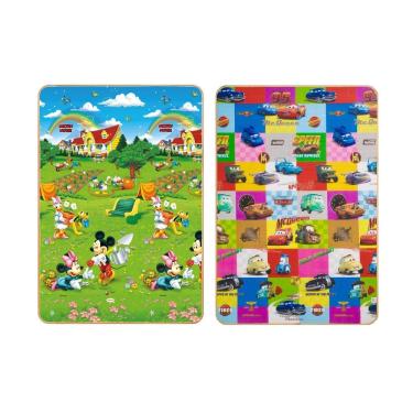 Imagem de Tapete Dupla Face Infantil  Impermeável Recreio 120x180cm - Jolitex - Carros