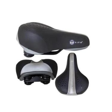 Imagem de Selim Banco MTB Pro Tito Gel Largo confortavel