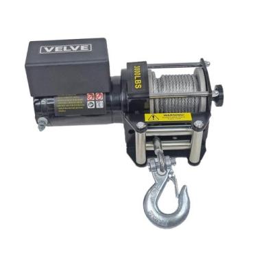 Imagem de Guincho Elétrico 12V 3000Lbs 1360Kg Velve Gv3000