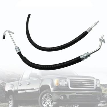 Imagem de Mangueira de linha de pressão de direção hidráulica adequada para Chevy Silverado 1500 Tahoe Avalanche 2007-2013 Apto para GMC Sierra 1500 Yukon 2007-2012 Apto para Cadillac Escalade 4.8 5.3L 6.2L