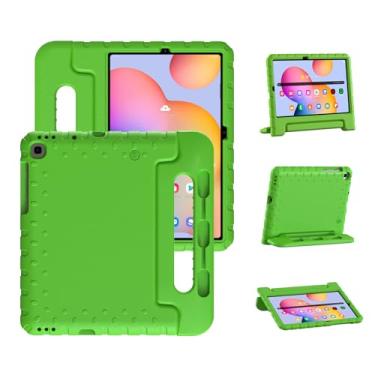 Imagem de Bolete Capa infantil para Samsung Galaxy Tab S6 Lite 10,4 polegadas 2024/2022/2020, com suporte para caneta S, verde