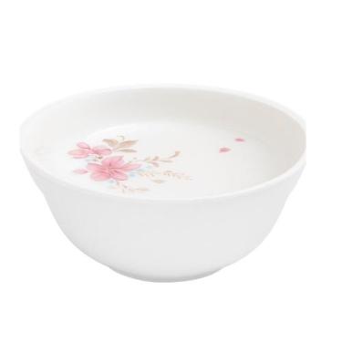 Imagem de Bowl Tigela Cumbuca Caldos Sobremesas Flowers Bord Vidro 400ml Em Casa