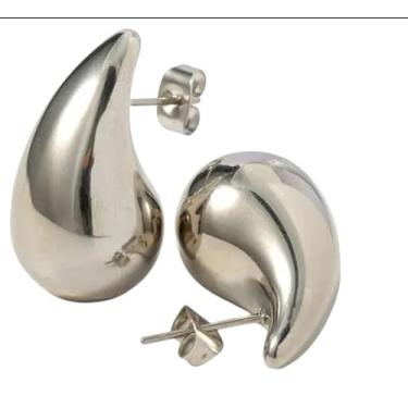 Imagem de Brinco Gota em Aço Inox Elegante