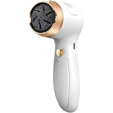 Imagem de Lixador esfoliador Elétrico para Pés Recarregável – Removedor de Calos e Rachadura no calcanhar - Sem Fio com Bateria USB Bivolt | Pedicure Profissional Portátil