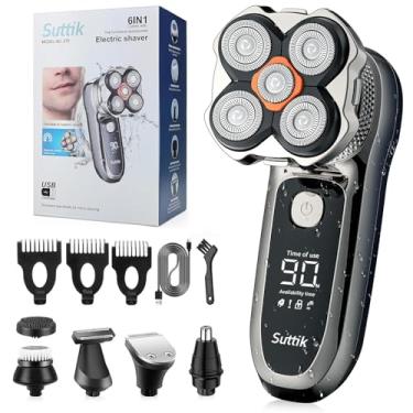 Imagem de Barbeadores de cabeça para homens carecas, barbeador elétrico para homens, IPX6 à prova d'água molhado/seco careca barbeador,