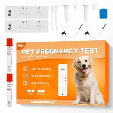 Imagem de SQUARECIRCLE Kit De Teste Gravidez Para Cães Em Casa - Tira Precoce Detecção Rápida E Precisa (2)