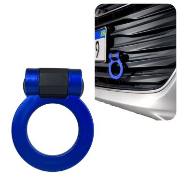 Imagem de Engate Reboque Esportivo Tow Hook Modelo Azul tuning Carro