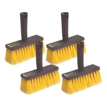 Imagem de Kit 4 Broxa Retangular Pequena Parede Multiuso 11,7x4,3 Cm - Odim