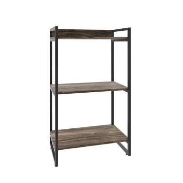 Imagem de Estante Kuadra 60x40x104cm C/03 Prateleiras Carvalho Dark /
