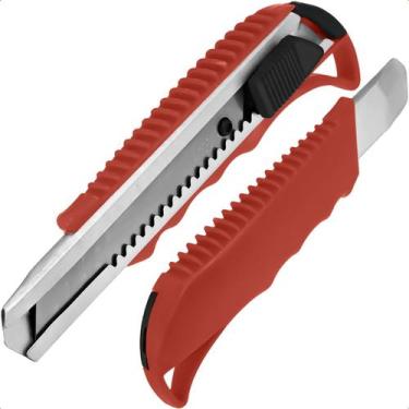 Imagem de Estilete Profissional E Doméstico 18mm Plástico E Ferro - Ertta