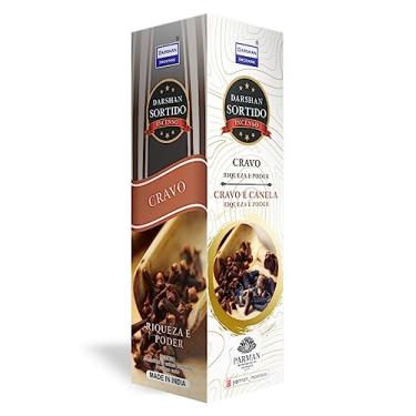 Imagem de Incenso Cravo + Cravo Canela Darshan Box 25 Caixas Com 8 Varetas