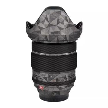 Imagem de XF 16-55 Película adesiva para lente de câmera Fujifilm XF 16-55 mm F2.8 revestimento protetor de vinil (titânio triangular)