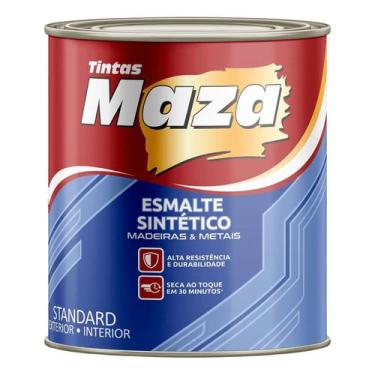 Imagem de Esmalte Sintético Brilhante Branco Maza 225ml Alta Cobertura