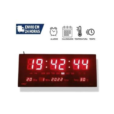 Imagem de Super Relógio Parede Led Profissional Digital Xianjun