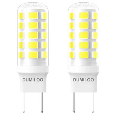 Imagem de Lâmpada LED para micro-ondas de vidro atualizada equivalente a 50 W, lâmpada de LED G8 regulável para GE Samsung LG Over The Range Hood, 120V 5W 500LM substitui WB08X10057, WB08X10051, branco claro