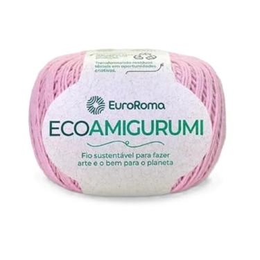 Imagem de Linha para Crochê, Ecoamigurumi, Rosa Bebê, 8/7 Fios, 160 grs, 254 mts, Euroroma