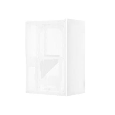 Imagem de SSUPD Capa Meshroom S V2 Mini-ITX para PC para jogos (SFF), painel de malha completa com cabo Riser PCIE 5.0, compatível ATX MB/RX9070/5090/280 mm AIO, USB Type-C, branco