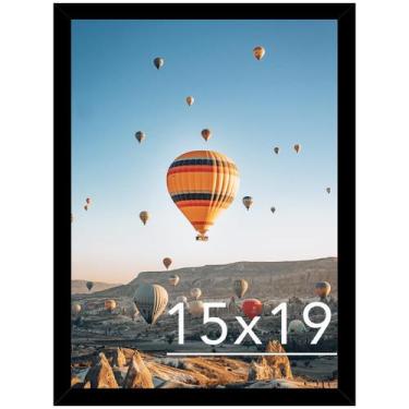 Imagem de Porta-retratos JCJMY preto 15x19 cm para foto de pôster