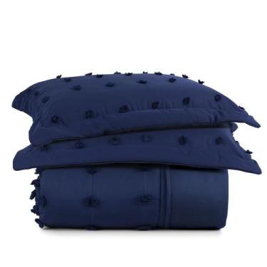 Imagem de Cobre Leito Queen Poppy Micropercal 300 Fios 3 Peças - Bia Enxovais, A