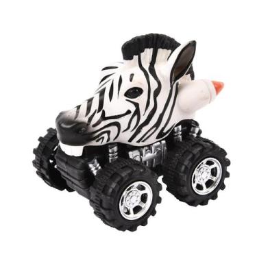 Imagem de Carros de brinquedo de dinossauros para crianças puxar para trás brinq