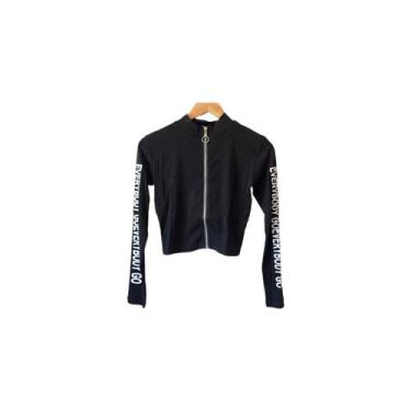 Imagem de Moletom feminino de verão Crop Top, tecido fino de algodão - Lightbek 