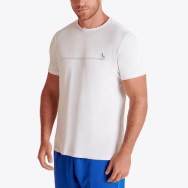 Imagem de Camiseta Lupo Masculina Poliamida Básica 77053-004, Branco, G