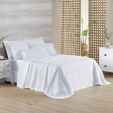 Imagem de Colcha Queen 3 peças Cobre leito Dupla Face Alice - Bia Enxovais, Bran