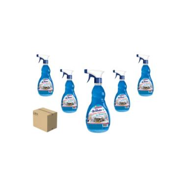 Imagem de Brilhex Limpador Perfumado Inverno, Multiuso, 1 Litro, Caixa com 12 Unidades, Desengordurante para Superfícies em Geral