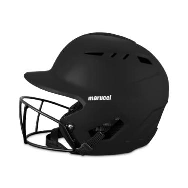 Imagem de Capacete Duravent Fastpitch com máscara facial, preto, adulto grande