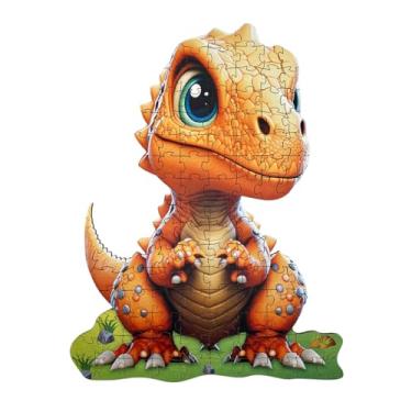 Imagem de Quebra-Cabeça 3D MDF Dinossauro Infantil – Brinquedo Educativo e Decorativo de Montar para Crianças e Família | Dino Sauro