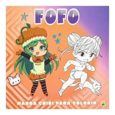 Imagem de Manga Chibi Para Colorir: Fofo