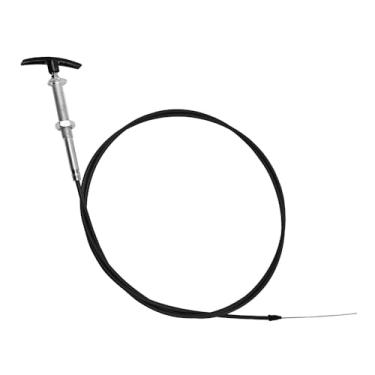 Imagem de GOLACOD Substituição de cabo de válvula RV de 96 polegadas compatível com cabo flexível Valterra, serve para válvula de tanque Lasalle Bristol preta, válvula de despejo de esgoto RV e válvula de