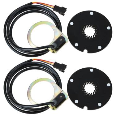 Imagem de Create idea 2 x 5 ímãs pedal elétrico 1:1 sensor assistente sensor de velocidade kit de acessórios de ciclismo