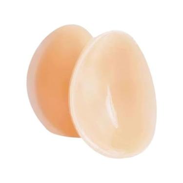 Imagem de UGPLM 2x Joelheiras de silicone com aderência para joelho, proteção para iniciantes, equipamento de proteção para esqui, treino, patinação, fitness, 14cmx12cmx2cm