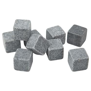 Imagem de YOUTHINK Whisky Stones, 2 Cm de Uísque Em Granito Gelo Flanela de Pedra de Pedra Preenchida Com Saco de Flanela, Ideal para Pai, Namorado, Marido, Amigo, avô (9)