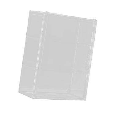 Imagem de KiBcsLic Caixa de armazenamento para bonecos de ação, organizador de mesa, gabinete transparente para miniaturas, modelos, carros, itens colecionáveis, loja, com Divisor