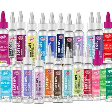 Imagem de Corante Soft Gel Kit 24 Unidades Sortidas Mix