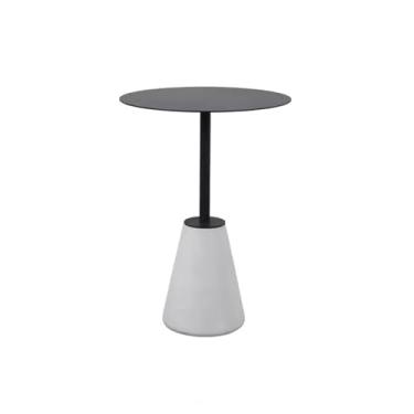 Imagem de Mesa de centro de design simples pequena mesa redonda móvel mesa lateral pequena mesa de centro ao lado do sofá aparador mesa quadrada mesa de canto de cabeceira para casa mesa lateral minimalista