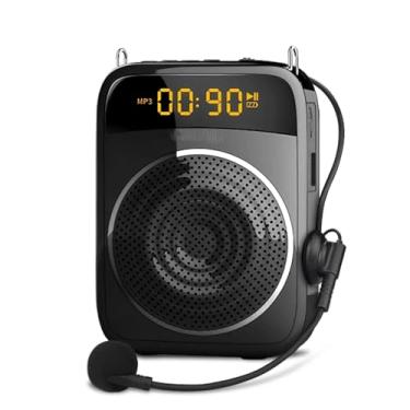 Imagem de Amplificador de voz portátil de 15 W com fio para gravação de áudio pessoal para professores e instrutores (D conforme mostrado)