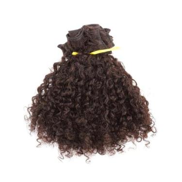 Imagem de Cabelo Natural Cacheado 30cm com Tecimento Textura Curly De Benguela C
