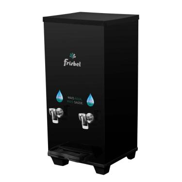 Imagem de Purificador Bancada 25L 2 Torneiras Ra25 Office Black Com Filtro 127V - Frisbel