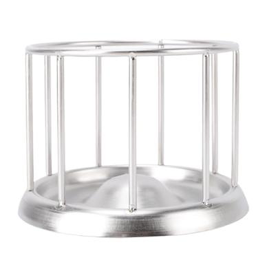 Imagem de Luocute Alimentador de Tartaruga de Aço Inoxidável, Prato de Comida para Répteis Com Grade Redonda, Bandeja de água, Suprimentos para Animais de Estimação para Loja de (P 100x40x0,3cm /