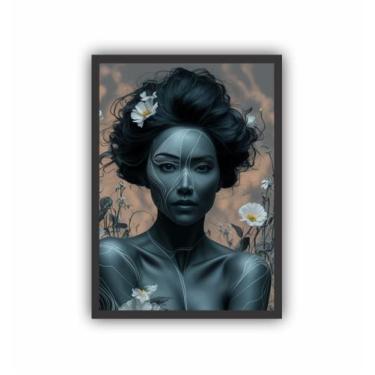 Imagem de Quadro Decorativo Mulher Negra Beleza Estética - Genérica, 33x24