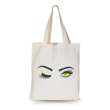 Imagem de Bolsa Feminina Média Sacola Ecobag Multifuncional Praia Top - Alwy, Of