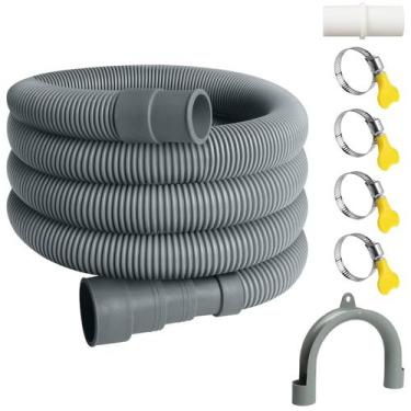 Imagem de Kit de extensão de mangueira de drenagem SDLDEER 2m com suporte U-Bend