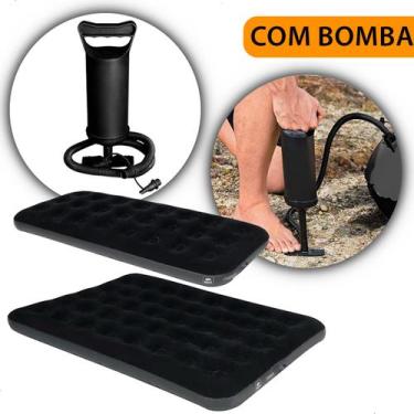 Imagem de Colchao Inflavel Nautika Star Casal C/travesseiro + Inflador, Star